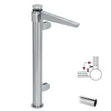 Hustenschutz Pfosten 20-111-25 -90� - Rohr � 25.4 mm - Chrom Design
