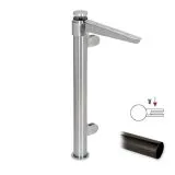 Hustenschutz Pfosten 20-111-38 links - Rohr  38.1 mm - Anthrazit Design