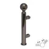 Hustenschutz Pfosten 20-140-38 - 45� - Rohr � 38.1 mm - Anthrazit Design