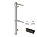 Hustenschutz Pfosten 20-112-38 mitte - Rohr  38.1 mm - Anthrazit Design