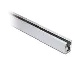 Alu Glasprofil 41x32x41mm - silber matt - Glas 12-12,76mm - 200cm