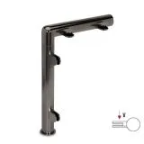 Hustenschutz Pfosten 20-130-38 rechts - Rohr  38.1 mm - Anthrazit Design