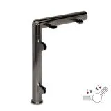 Hustenschutz Pfosten 20-130-38 - 45� - Rohr � 38.1 mm - Anthrazit Design