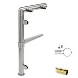 Hustenschutz Pfosten 20-131-38 rechts - Rohr  38.1 mm - Messing Design