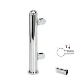 Hustenschutz Pfosten 20-160-38 links - Rohr � 38.1 mm - Edelstahl Design