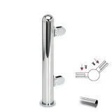 Hustenschutz Pfosten 20-160-38 -45� - Rohr � 38.1 mm - Edelstahl Design