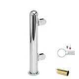 Hustenschutz Pfosten 20-160-25 links - Rohr  25.4 mm - Messing Design