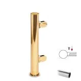 Hustenschutz Pfosten 20-151-38 links - Rohr  38.1 mm - Chrom Design