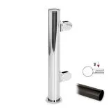 Hustenschutz Pfosten 20-151-38 links - Rohr � 38.1 mm - Anthrazit Design