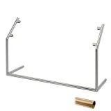 mobiler Hustenschutz 20-061-25 Rohr 25.4mm Messing matt Design