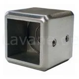 Edelstahl Adapter - Wandhalter f�r Vierkant 30x30