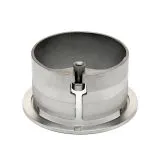 Edelstahl Rohr 101,6 mm Rohrbefestigungshlse