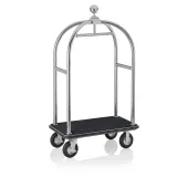 DRIFT - Gepckwagen - Luggage Trolley - Edelstahl/schwarz