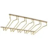 Messing Design matt - Gl�serhalter 300 mm - 5 fach
