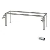 Hustenschutz Gestell 20-020 - Edelstahl Design