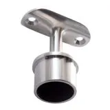 Edelstahl Rohrst�tze 90� kurz f�r Edelstahlrohr 42,4 mm
