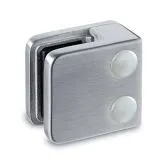 Edelstahl V2A Glasklemme - 23 - Flachmontage - Glas 6-8,76 mm