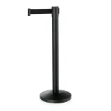 Abgrenzungsst�nder schwarz - ECO-L Gurtband SCHWARZ 2m