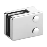 Chrom Design V4A Glasklemme 42 - Rohr 38,1 mm - Glas 6-12.76mm