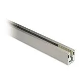 Alu Glasprofil 41x35x41mm - Edelstahl Design - Glasst�rke 15mm - 200cm