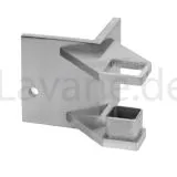 Edelstahl Vierkant 40x40 mm Eckwandanker au�en V2A