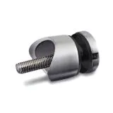 Glasbefestigungsadapter Edelstahl V2A - Glas 8-16 mm - Rohr 50.8 mm