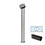 Hustenschutz Pfosten 20-190-38 mitte - Rohr � 38.1 mm - Anthrazit Design