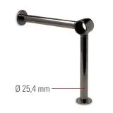 Anthrazit Design 20-2130 Fu�laufhalter Rohr 25,4 mm
