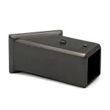 Anthrazit Design Vierkant 20x20 mm Wandflansch 45