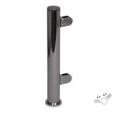 Hustenschutz Pfosten 20-150-25 - 45� - Rohr � 25.4 mm - Anthrazit Design