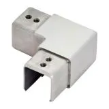 Nutrohr 40x40 mm Eckbogen 90� horizontal Edelstahl