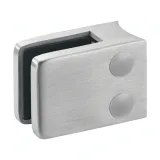 Edelstahl matt V2A Glasklemme 42 - Rohr 38,1 mm - Glas 6-12.76mm