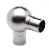 Edelstahl Design Rohr 38,1 mm Kugelrohrverbinder 90