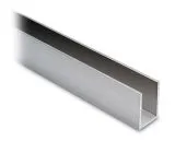 Alu U-Profil 30x20x30mm Edelstahleffekt - Zuschnitt