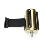 Gurtband SCHWARZ 2m fr Messing Design Abgrenzungspfosten - PRO-H