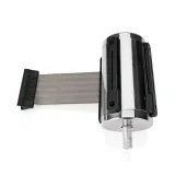 Gurtband GRAU 2m fr Chrom Design Abgrenzungspfosten - PRO-H