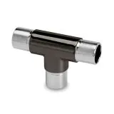 T Rohrverbinder f�r Rohr 38,1mm Anthrazit Design