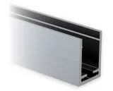 Alu U-Profil 40x30x40mm Edelstahleffekt - Zuschnitt