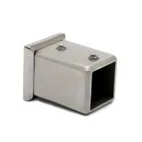 Edelstahl Wandflansch 90� f�r Rohr 20x20 mm