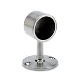 Edelstahl End-Rohrhalter fr Rohr 19,0 mm