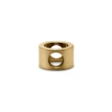Messing matt Design MiniRail Adapter Mittelst�ck f�r Stab 6mm