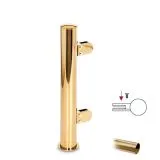 Hustenschutz Pfosten 20-151-25 rechts - Rohr  25.4 mm - Messing matt Optik