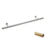 Wurstgehnge 20-7100-125 - Rohr  38.1 mm - Messing matt Design - 1250 mm