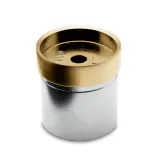 Messing matt Design Rohr 38,1 mm Kugelrohradapter