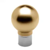 Messing matt Design Rohr 25,4 mm Endkugel