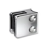 Chrom Design Glasklemme 23 - Rohr 38,1 mm - Glas 4-8.76mm