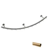 Wurstgehnge 20-7110-125 - Rohr  38.1 mm - Messing matt Design - 1250 mm