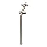 Hustenschutz Pfosten 20-171-25 mitte - Rohr � 25.4 mm - Edelstahl Design matt