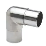 Edelstahl Design Rohr 50,8 mm Rohrwinkel 90