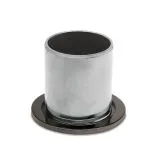 Anthrazit Design Rohr 38,1 mm Rohrbefestigungsh�lse